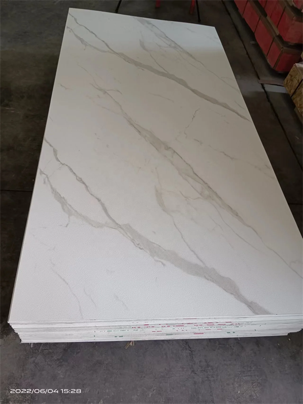 PVC Marble Sheet For Interior Wall With Uv Coating