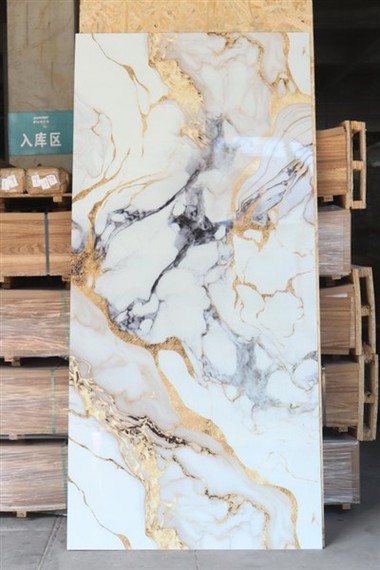 Venta caliente fácil de instalar lámina de mármol de PVC